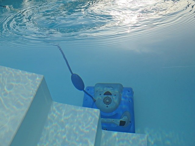 vysavač pod vodou